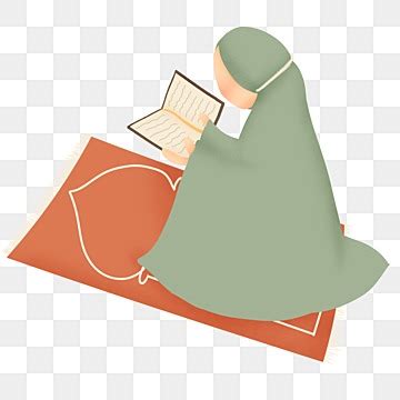 Reading Al Quran White Transparent Muslim Reading Al Quran For Ramadan