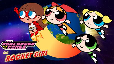 The Powerpuff Girls And Rocket Girl By Justinproffesional On Deviantart