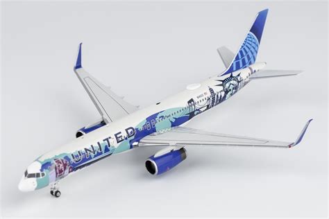 United New Livery Boeing 757 200 N14102 Her Art Here New Yorknew