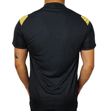 Camisa Vasco Da Gama Kappa Supporter Cuts Preto E Dourado Masculino