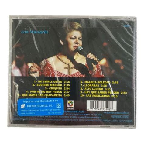 Que Mamá Tan Chaparrita by Paquita la del Barrio CD Oct 2004 Balboa