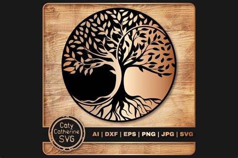 Yin And Yang Tree SVG Cut File Graphic By Caty Catherine Creative Fabrica