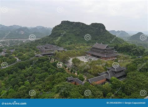 Aerial View Of Bai Dinh Pagoda A Buddhist Temple Complex On Bai Dinh