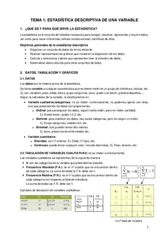 Tema Estadistica Descriptiva Pdf