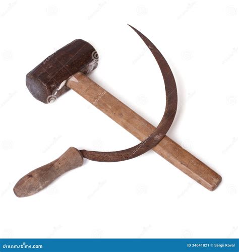 The Soviet Symbol Sickle And Hammer Royalty-Free Stock Photography ...