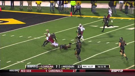 2013 Usc Vs Missouri Jerell Adams 25 Yd Reception Youtube