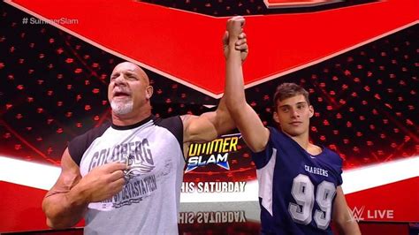 Goldberg on if his son Gage will become a professional wrestler