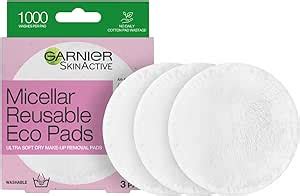 GARNIER Skin Active Ecopads Discos Desmaquillantes Reutilizables De