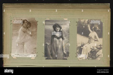 Photo Production Of A Painted Portrait Of A Woman With Fan On The Beach