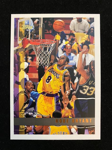 Lot Mint Topps Kobe Bryant Basketball Card Nd Year