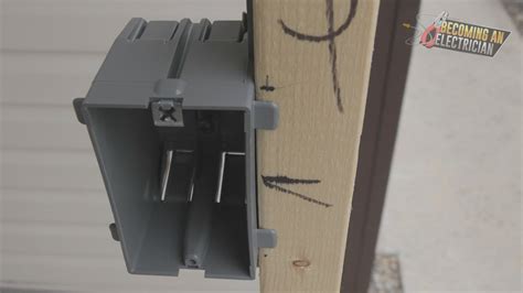 How To Install A Single Gang Electrical Box Youtube