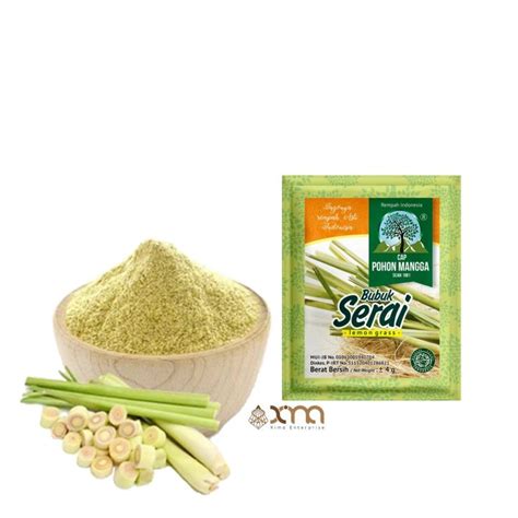 Bubuk Serai Bumbu Lemon Grass Instan Dalam Kemasan Sachet Renceng