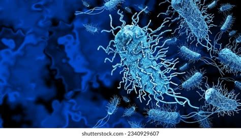 Bacterial Infection Bacteria Infection Disease Concept Stock ...