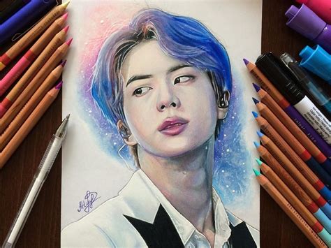 Bts Kpop Fanart Space Art Talent Fan Art Drawings Instagram