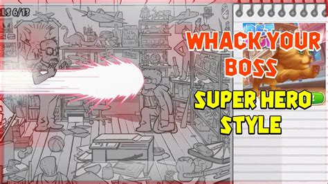 I Just Laserde My Boss In The Body Whack Your Boss Superhero Style