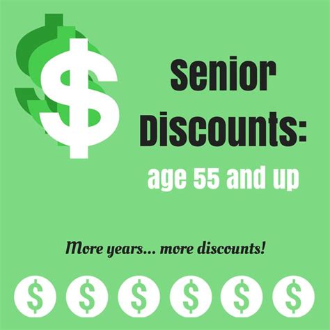 Senior Discounts Age 55 Senior Discounts Senior Citizen Discounts