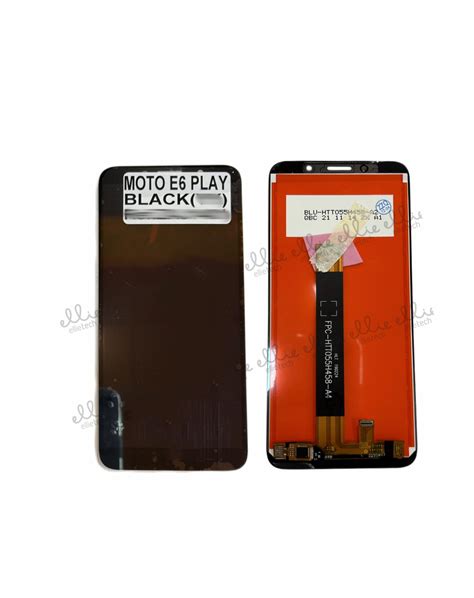 Original Pantalla Moto E6 Play Negra Completa LCD Tactil Foneland