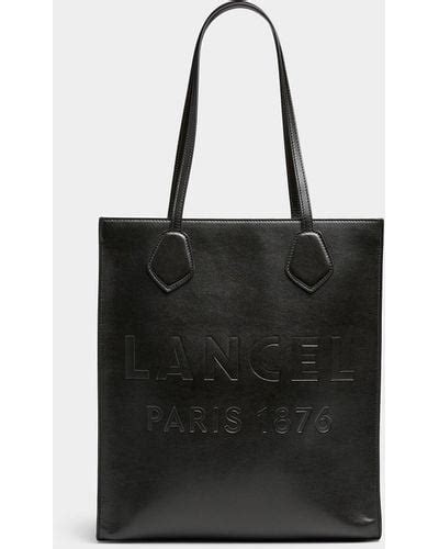 Black Lancel Tote Bags For Women Lyst