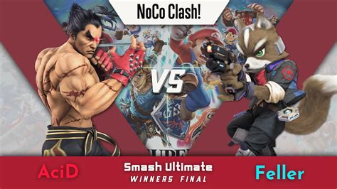 AciD Vs Feller Winners Final Smash Ultimate NoCo Clash YouTube