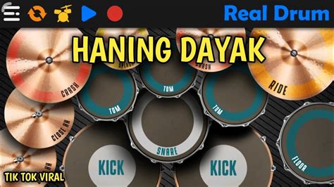 DJ HANING LAGU DAYAK TIK TOK VIRAL COVER REAL DRUM By PAE GAMING