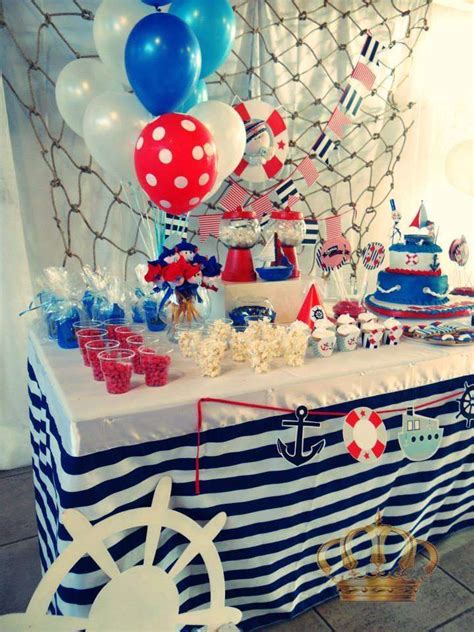 Nautico Birthday Party Ideas Photo Of Nautical Birthday Party