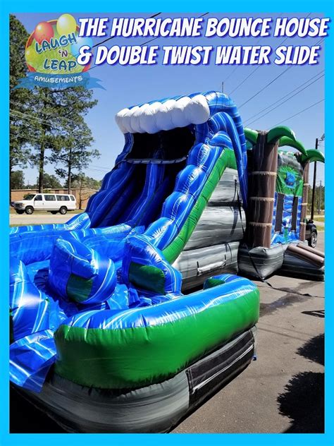 Bouncy House Water Slide | Bounce House Double Water Slide for Rent