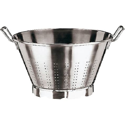 Paderno Stainless Steel Conical Vegetable Strainer, 18 Qt, 11927-40