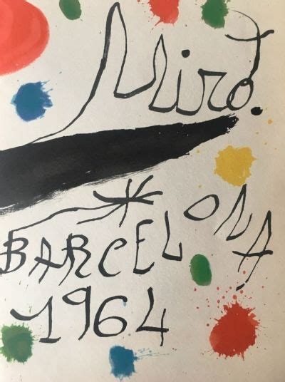 Joan Miró Obra inèdita recent 1964 catalogue edited by sala gaspar