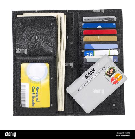 billfold wallet credit cards money holder Stock Photo - Alamy