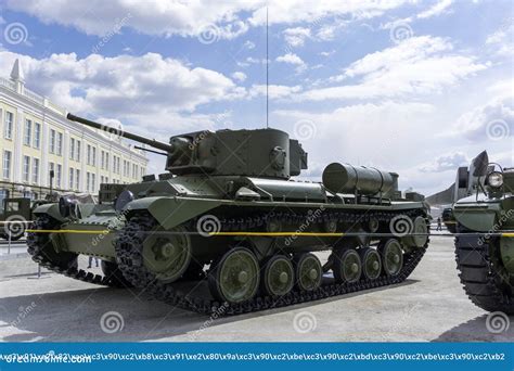 British Infantry Tank Mkiii Valentine In The Museum Of Military