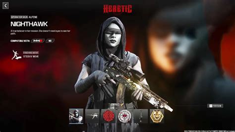 Mw Heretic Alpine Operator Skin Bundle Hard Unlocked Ps Xbox Pc