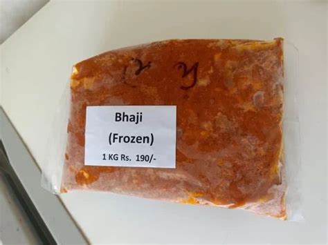 Bajri 1kg Rajwadi Bhaji Frozen Chutney Chilly Packaging Type Packet