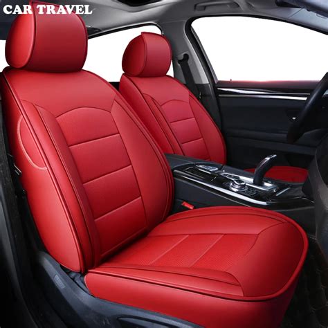 FULL SEAT COVERS SET LEATHER LOOK BLACK FOR VW TIGUAN CADDY PASSAT BORA ...