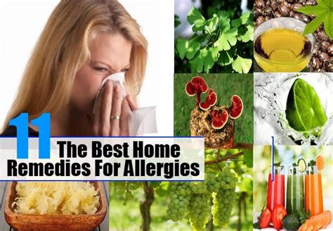 11 The Best Home Remedies For Allergies Home Remedies For Allergies Allergy Remedies Cure