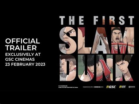 The First Slam Dunk Official Trailer In Gscinemas February