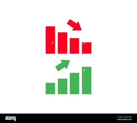 Growth Icon Down And Up Arrow Logo Design Grow Chart Increase