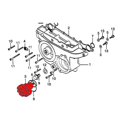 Service Moto Pieces Pompe A Eau Turbine Gl Gl Gl