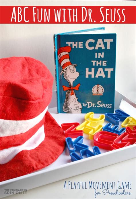 Create A Playful Letter Game With The Cat In The Hat Book Dr Seuss