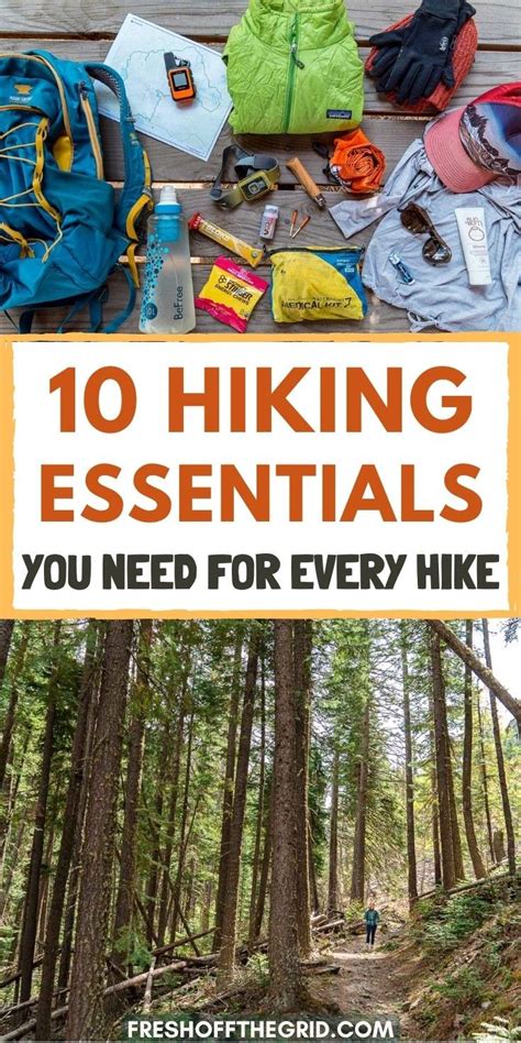 The 10 Hiking Essentials You Need To Safely Hit The Trail Fresh Off