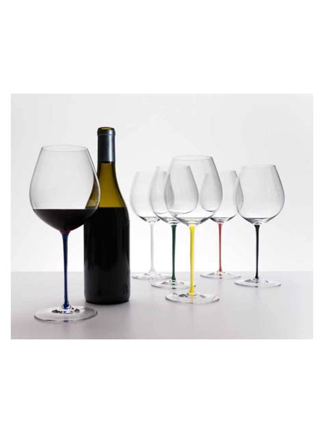 Bộ 6 ly rượu vang đỏ Riedel Fatto A Mano Gift Set Old World Pinot Noir