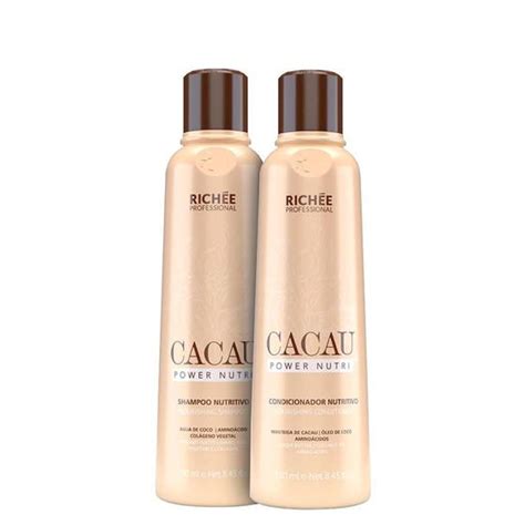 Richée Cacau Power Nutri Kit Shampoo Condicionador 2x250g Kit