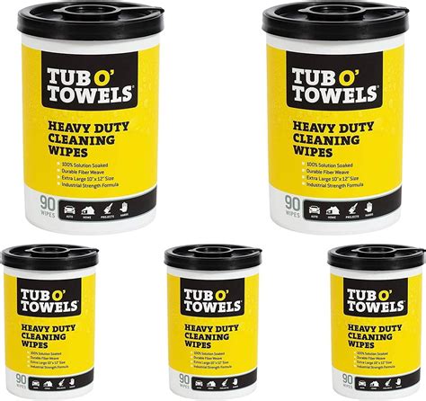 Tub O Towels TW90 Heavy Duty 10 X 12 Size Multi Surface Cleaning