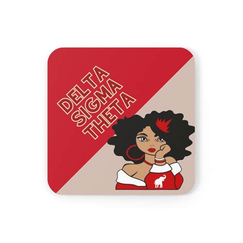 Delta Sigma Theta Coaster Set Delta Girl Trendy Hbcu D9 Etsy