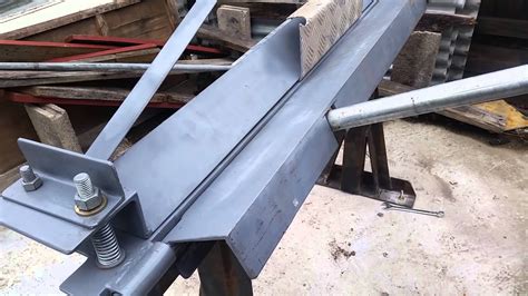 Homemade Sheet Metal Bending Youtube