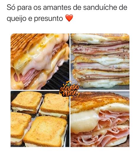 Só para os amantes de sanduíche de queijo e presunto Memes