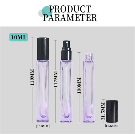 Long Square Ml Glass Spray Bottles Wholesale For Sale