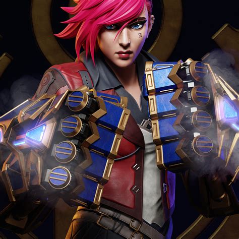 Vi The Piltover Enforcer Concept Art