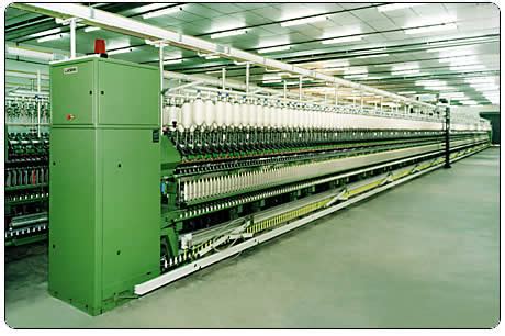 Ring Spinning Machine / Ring Frame is used in Spinning Mill