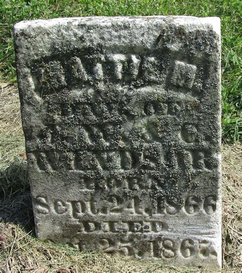 Mattie M Windsor 1866 1867 Memorial Find A Grave