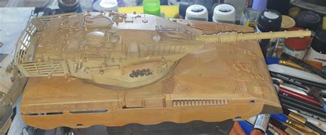 Tamiya 1/35 Merkava main battle tank, WIP - Non-LSP Works - Large Scale ...